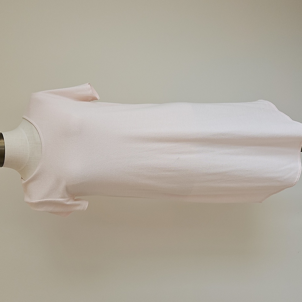 Wilfred Free Elegant Light Pink Short Sleeve T-Shirt Dress